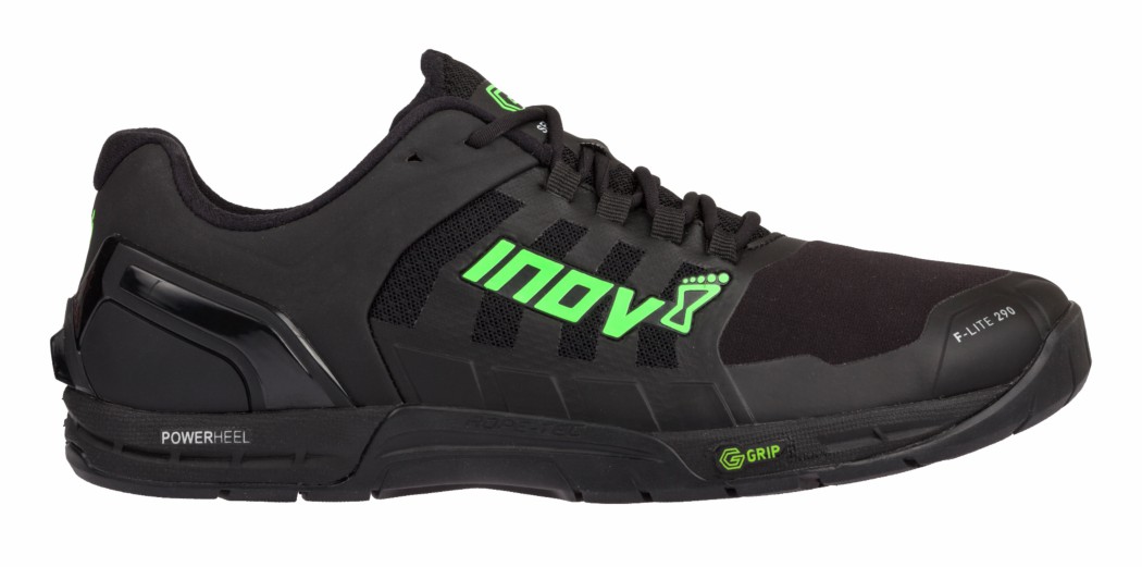 Inov-8 F-lite G 290 Men's Trainers Black/Green UK 368152EHV